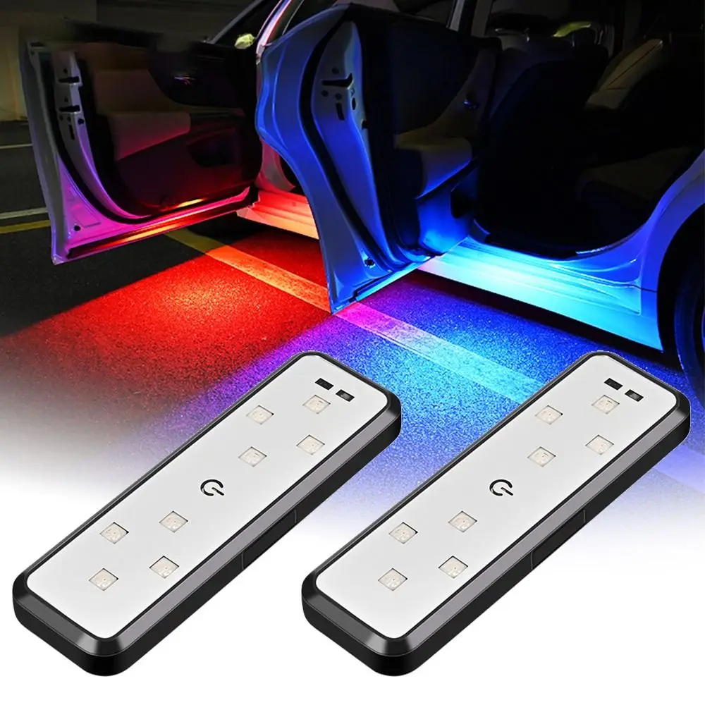 Emergency Exit Sign - 1/2PCS Car Door Lights LED Welcome