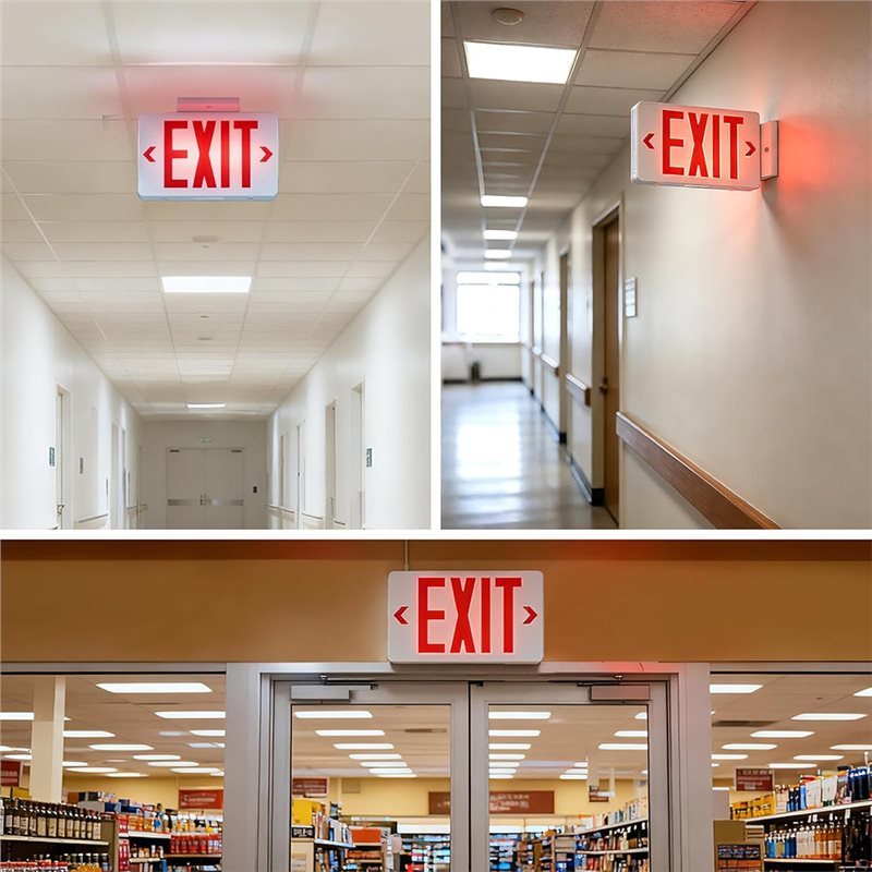 ABKQ-UL Listed LED Exit Light  - Emergency Exit Sign ulasan dan harga