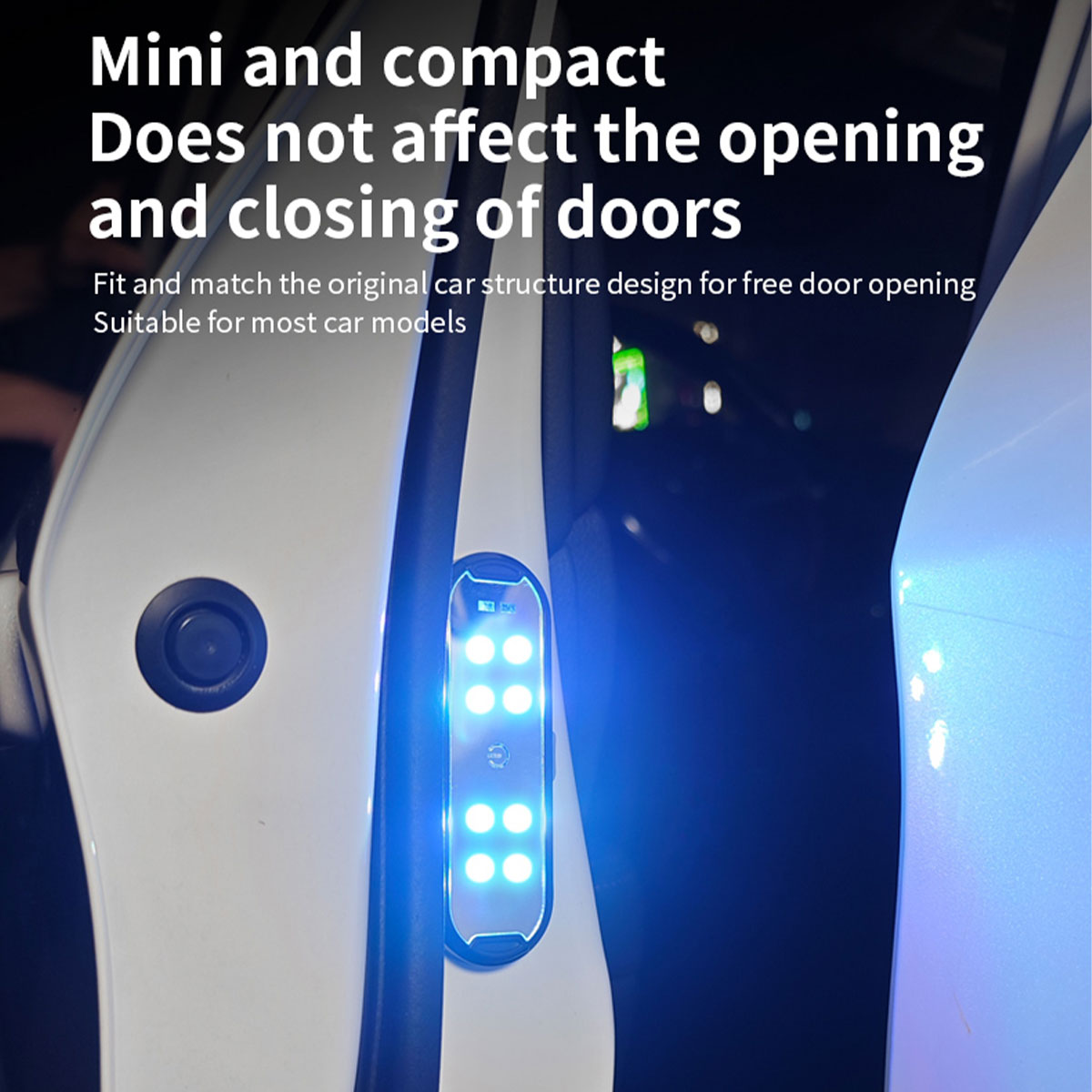 Car Door Lights LED Colorful F - Emergency Exit Sign ulasan dan harga