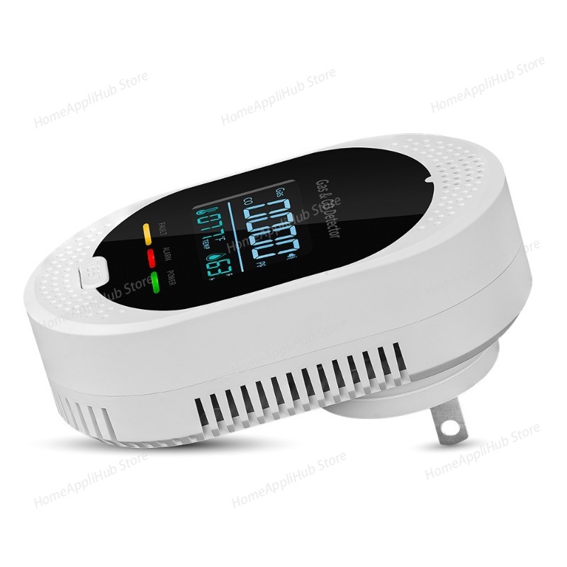 4-in-1 Detector with Temperatu - Co Detector Plug ulasan dan harga