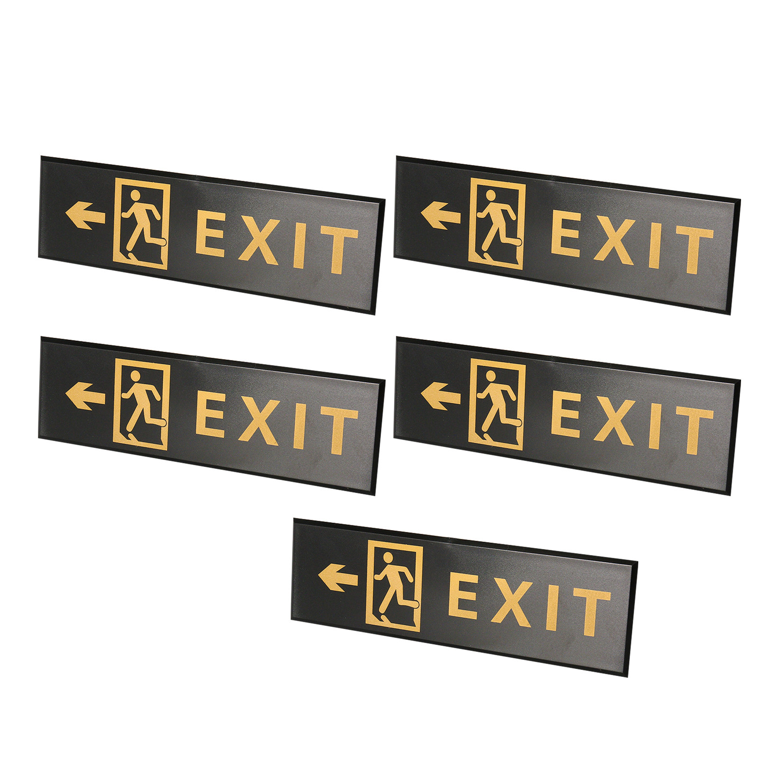 5Pcs Exit Sign Acrylic Self Ad - Emergency Exit Sign ulasan dan harga