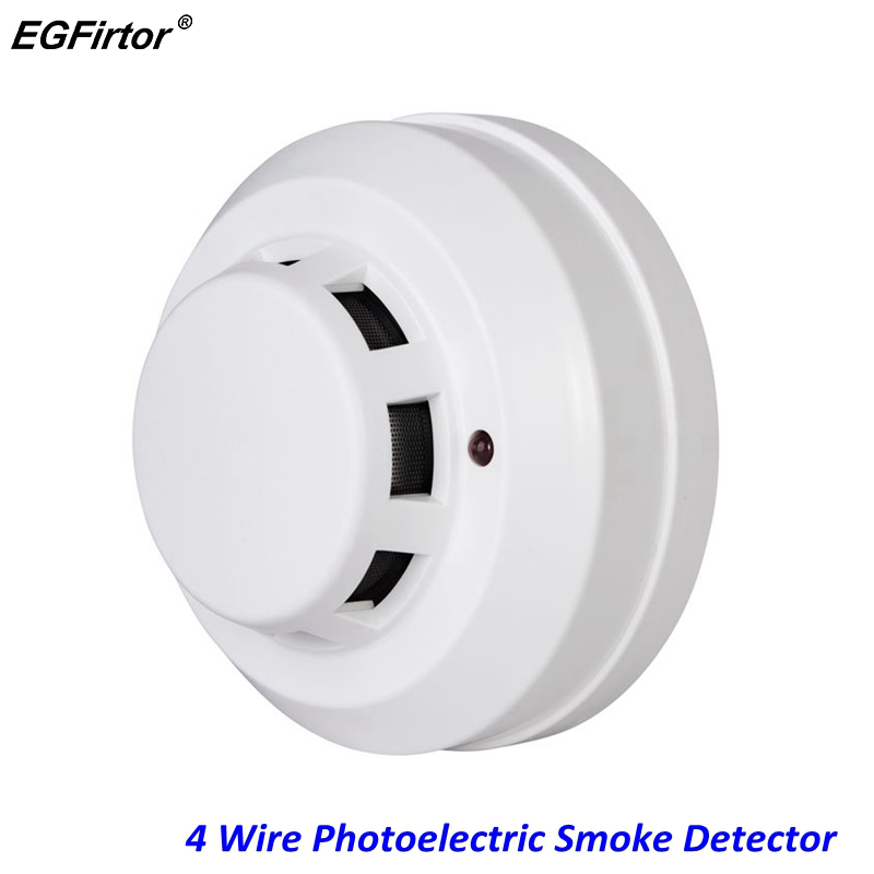 Fire Alarm 4 Wire Photoelectri - Smoke Detector Interconnected ulasan dan harga