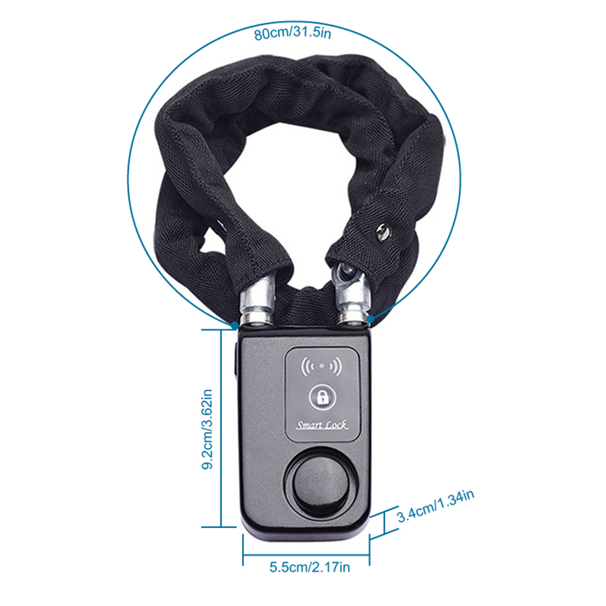 Smart Bluetooth Chain Lock Key - Security Chain Door ulasan dan harga