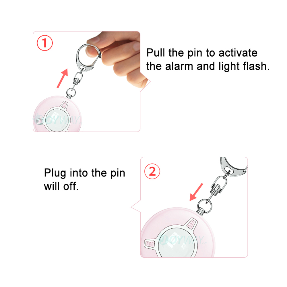 JOYWAY New Personal 130dB Sire - Personal Alarm Keychain ulasan dan harga