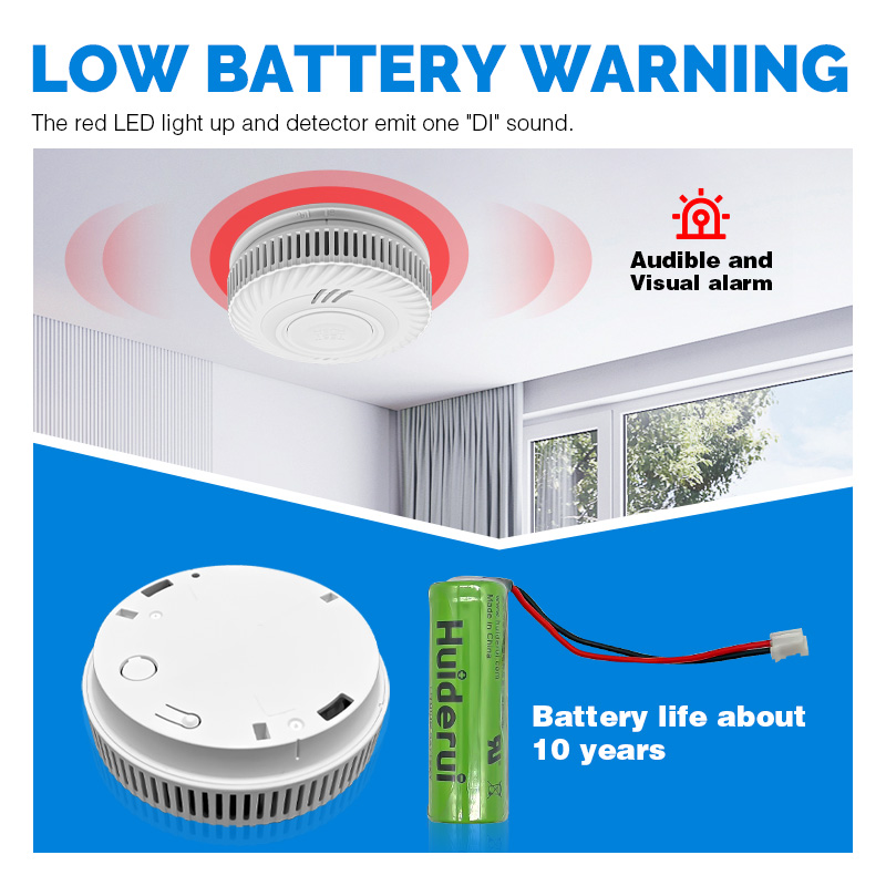 10 Years Battery Powered Hotel - Smoke Detector Interconnected ulasan dan harga