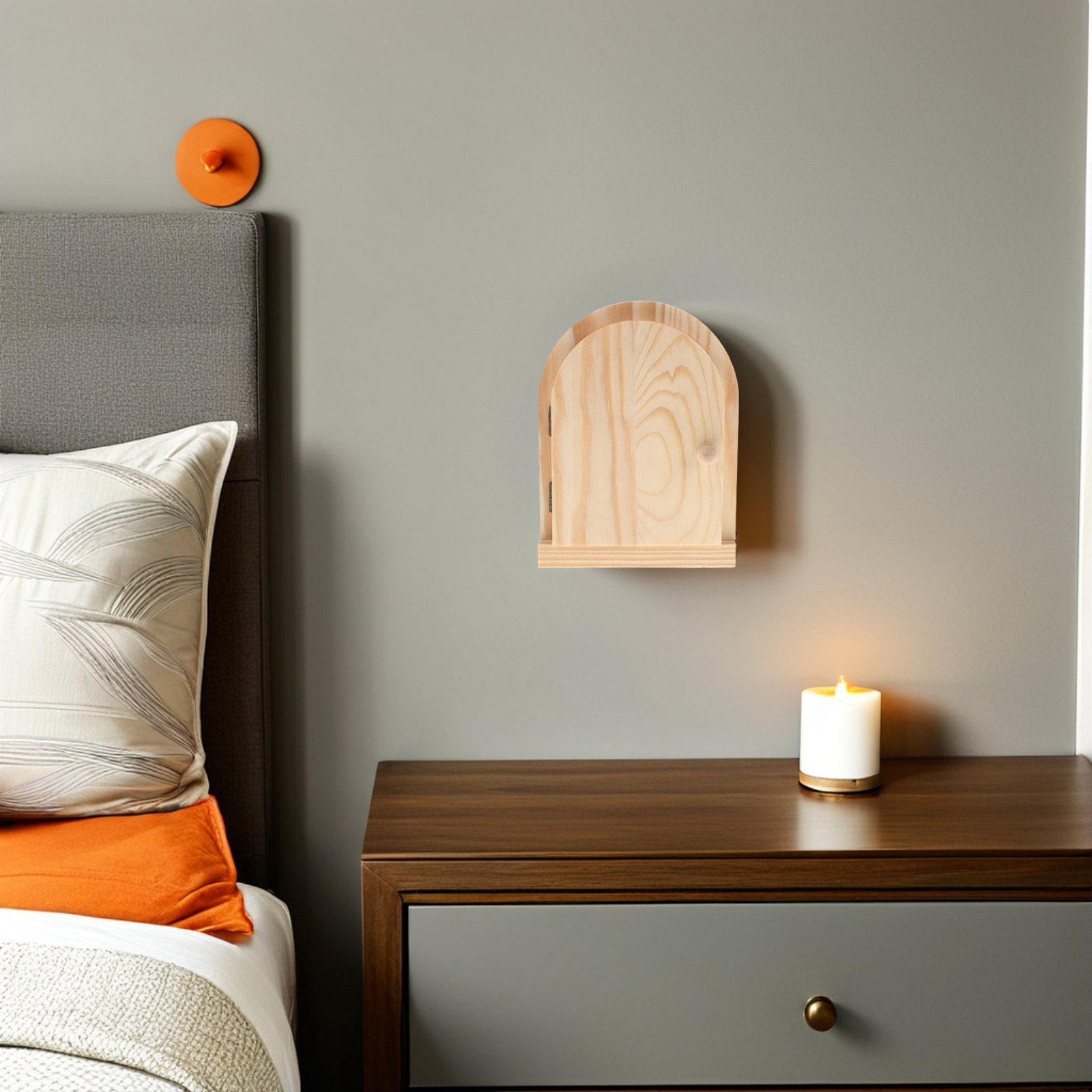 Door Shaped Wooden Outlet Cove - Outlet Cover Baby ulasan dan harga