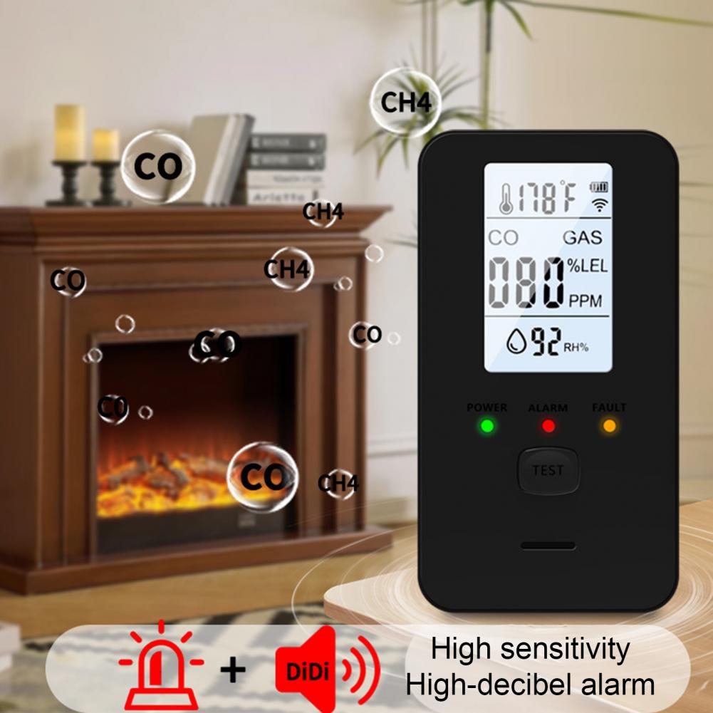 Natural Gas & Carbon Monoxide  - Co Detector Plug ulasan dan harga