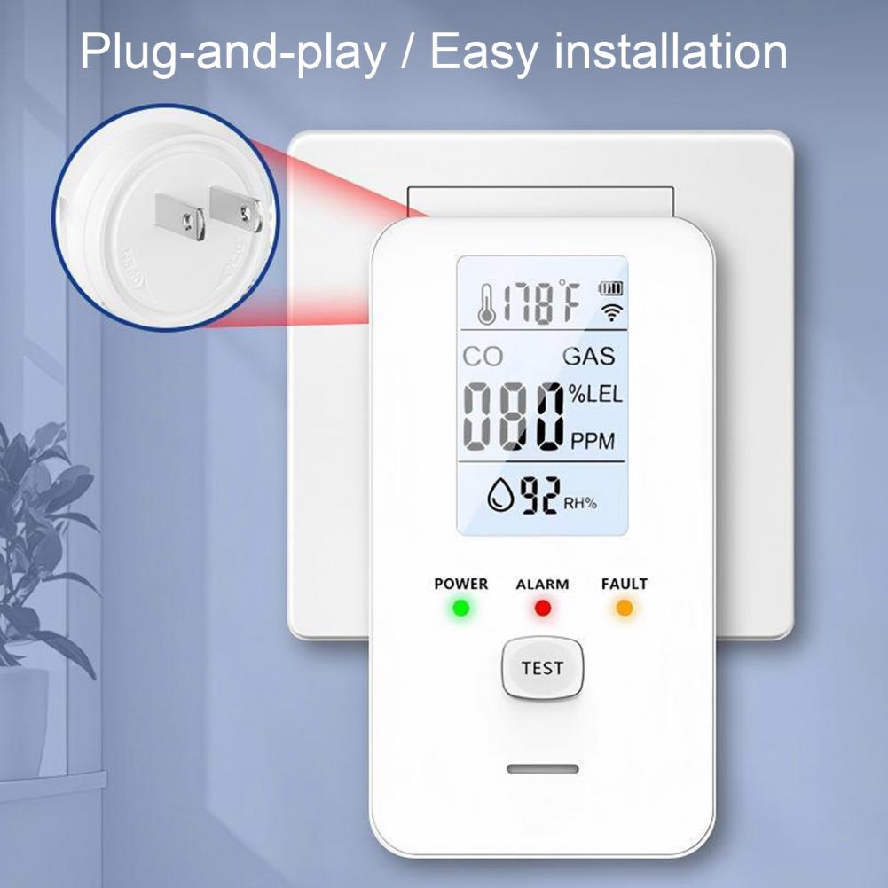 Natural Gas & Carbon Monoxide  - Co Detector Plug ulasan dan harga