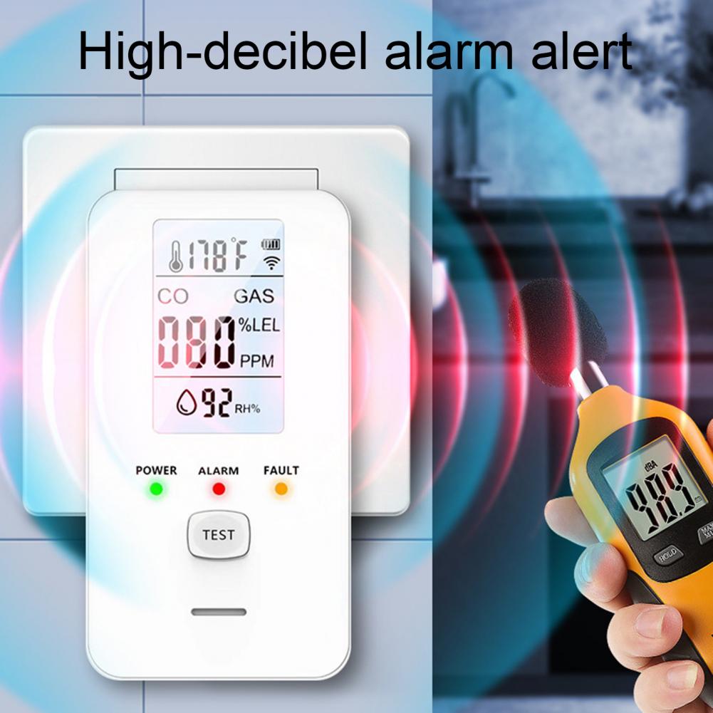 Natural Gas & Carbon Monoxide  - Co Detector Plug ulasan dan harga
