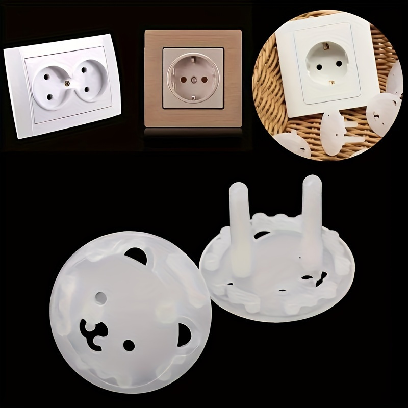 10pcs Bear EU Power Socket Ele - Outlet Cover Baby ulasan dan harga