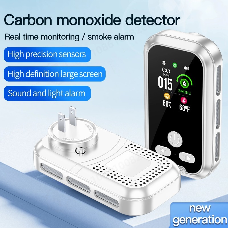 Portable 6 in 1 Gas Detector A - Co Detector Plug ulasan dan harga