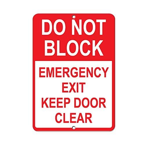 Vincenicy Metal Sign Great Alu - Emergency Exit Sign ulasan dan harga